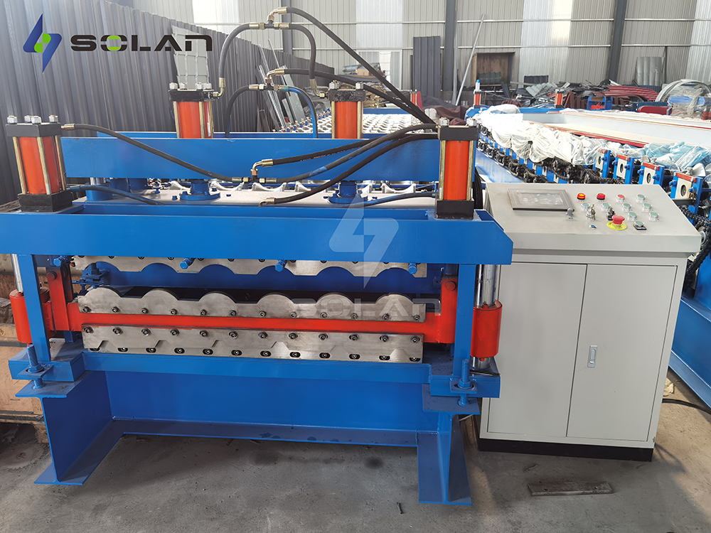 Double Layer Roll Forming Machine Exported to Senegal